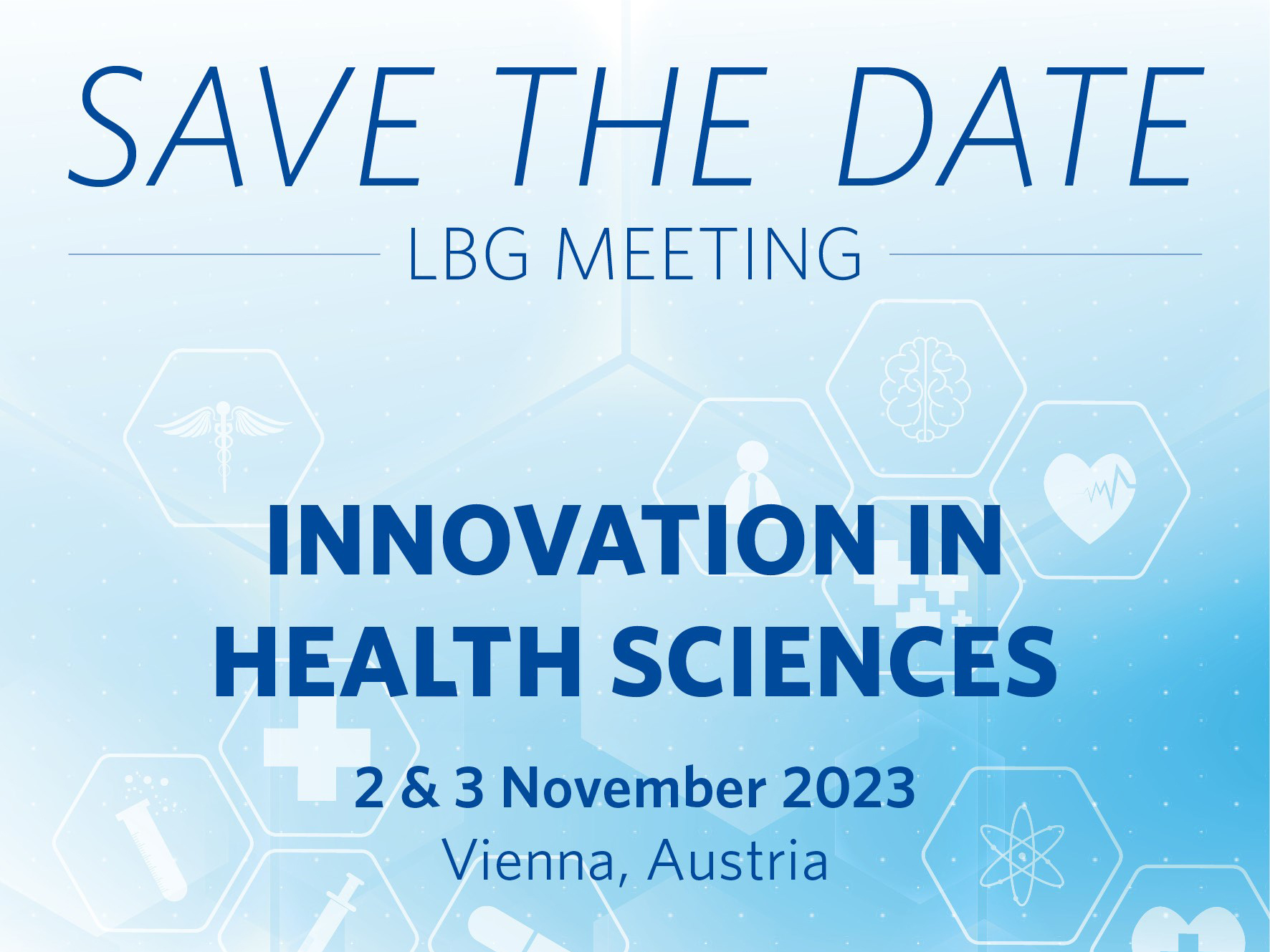 LBG-Tagung: Innovation in Health Sciences 2023